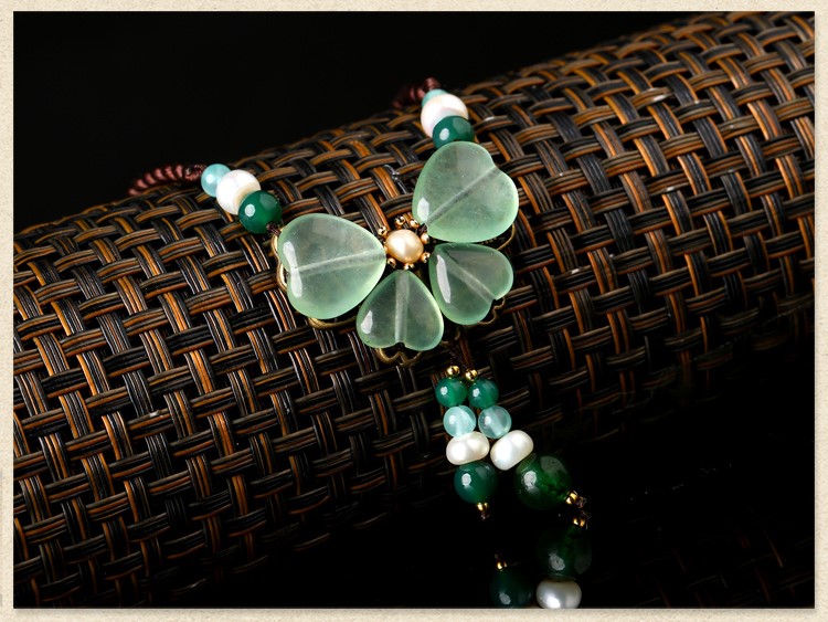 好久不見項鏈，清新靈動淡綠項鏈圖片