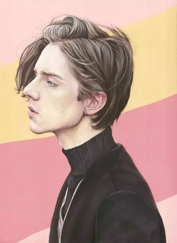 風(fēng)格獨特的插畫圖片，時尚清新色調(diào)手繪插畫