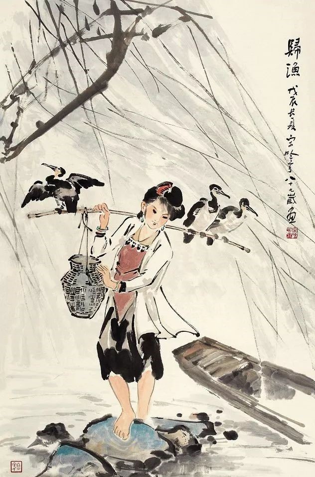 詩意中國畫：宋吟可人物國畫欣賞