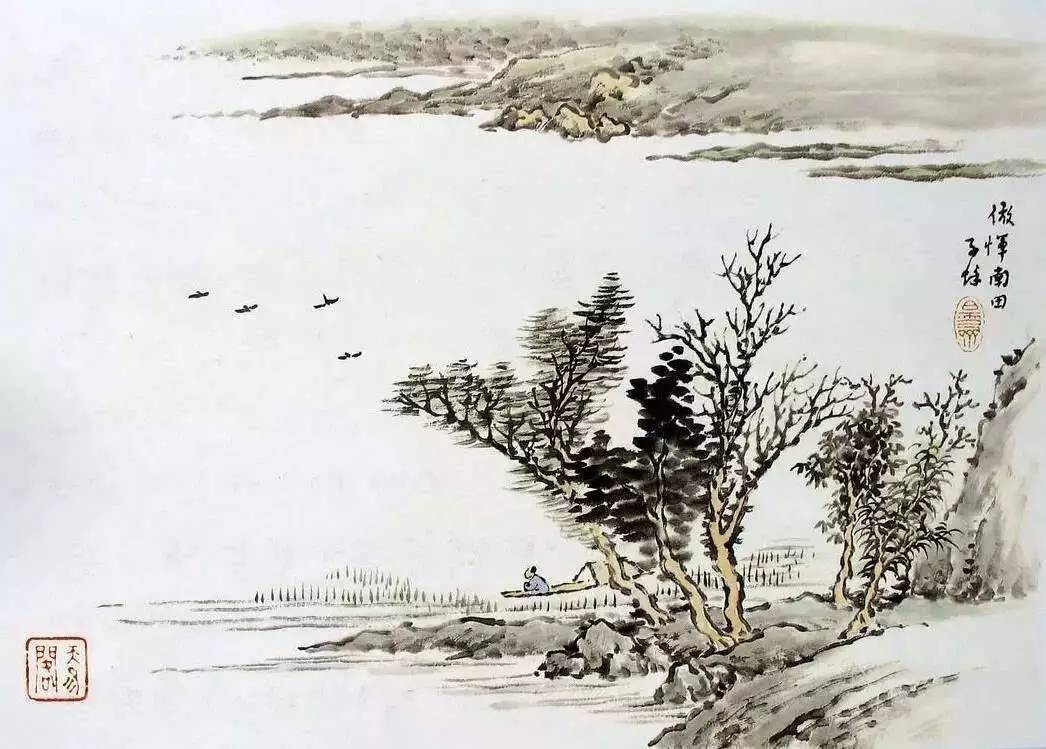 《芥子園畫(huà)譜》山水集合，精選賞析！