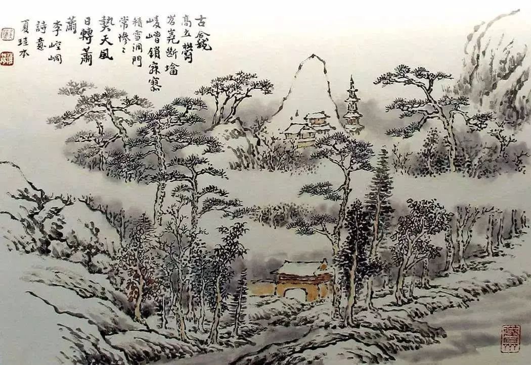 《芥子園畫譜》山水集合，精選賞析！