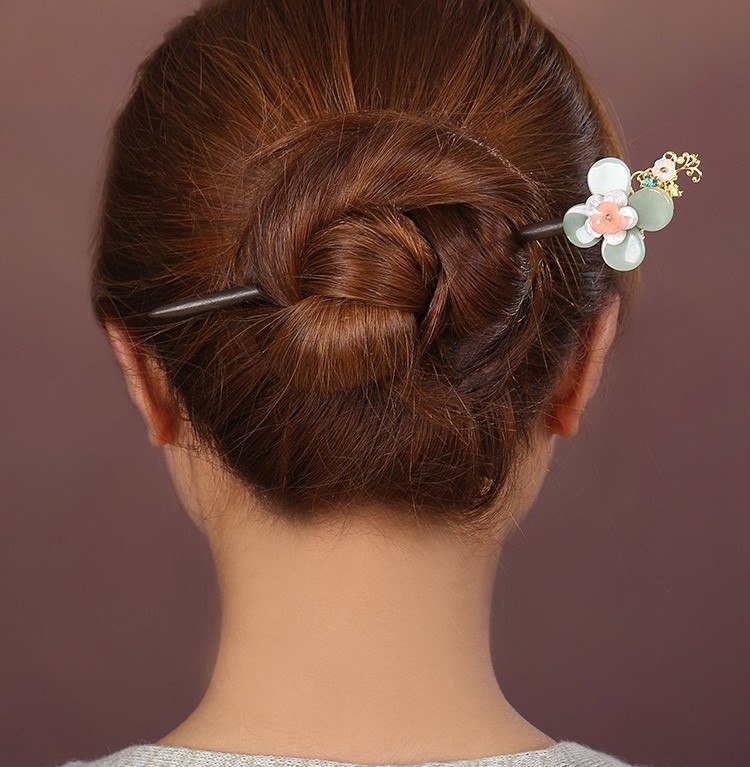 綰如兮發(fā)簪宮廷步搖，古典氣質簪子頭飾