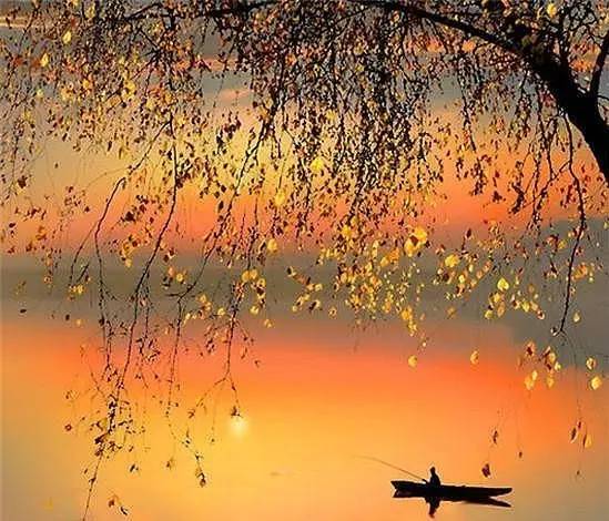 美到骨子里的夕陽(yáng)風(fēng)景：青山依舊在，幾度夕陽(yáng)