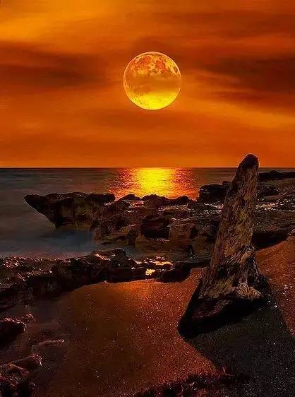 美到骨子里的夕陽風(fēng)景：青山依舊在，幾度夕陽