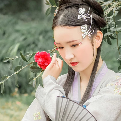 嬌艷花朵女生頭像，唯美古風(fēng)真人頭像