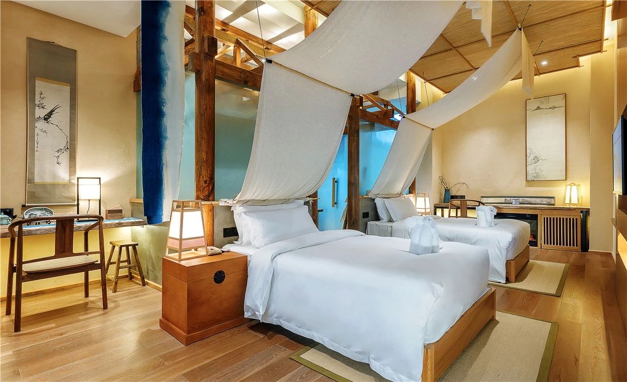 青城山·心越酒店，美的很自然沒有斧鑿的刻意