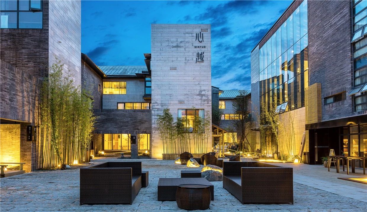 青城山·心越酒店，美的很自然沒有斧鑿的刻意