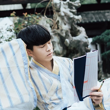 文藝書生男生頭像，唯美古風真人頭像