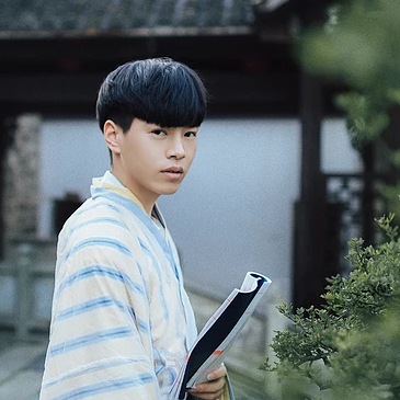 文藝書生男生頭像，唯美古風真人頭像