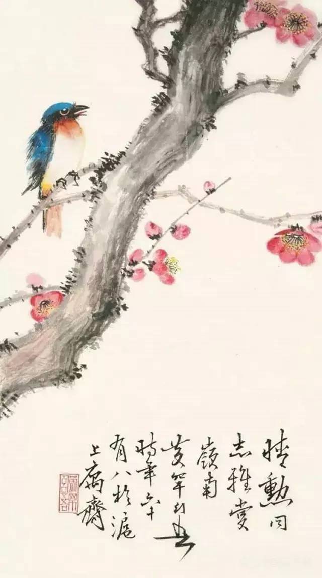 中國(guó)國(guó)畫(huà)藝術(shù)：絕美花鳥(niǎo)國(guó)畫(huà)圖片