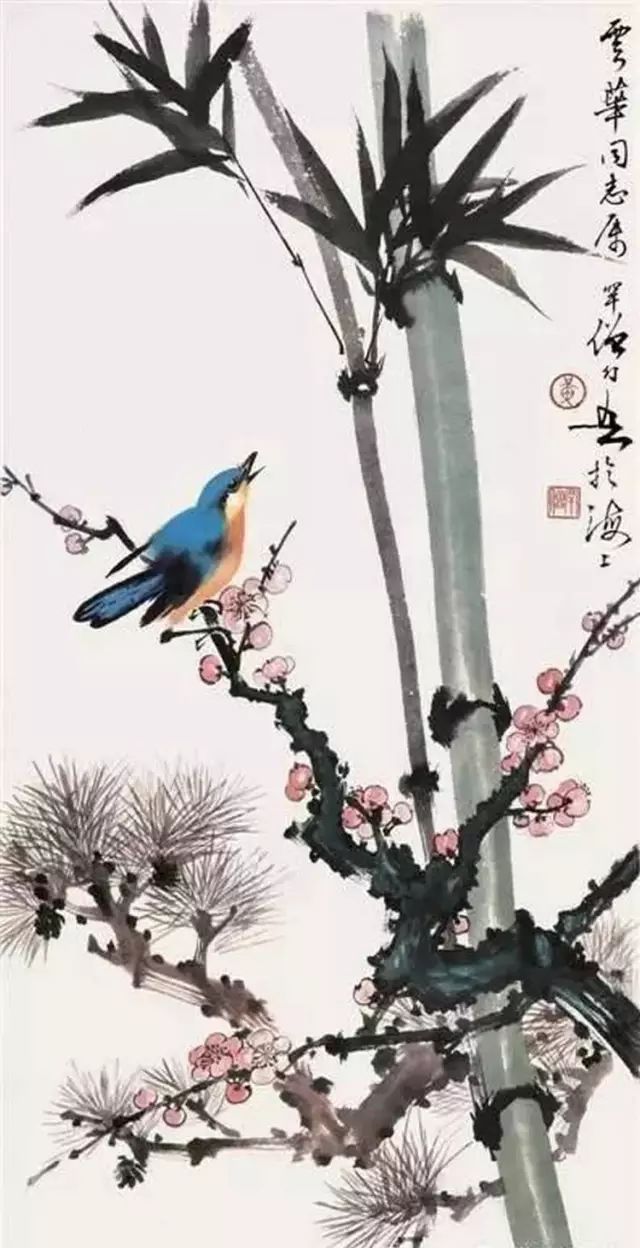 中國(guó)國(guó)畫(huà)藝術(shù)：絕美花鳥(niǎo)國(guó)畫(huà)圖片
