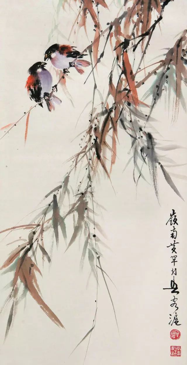 中國(guó)國(guó)畫(huà)藝術(shù)：絕美花鳥(niǎo)國(guó)畫(huà)圖片