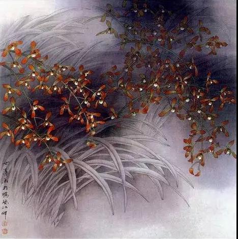 中國畫欣賞：驚艷唯美蘭花圖