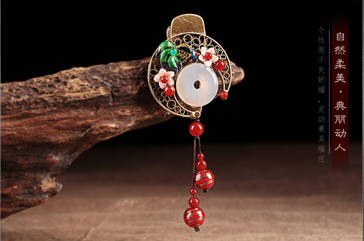 憶華春發(fā)夾：古典福連文苑發(fā)夾頭飾