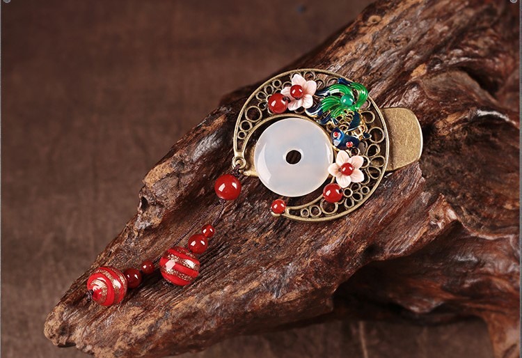 憶華春發(fā)夾：古典福連文苑發(fā)夾頭飾