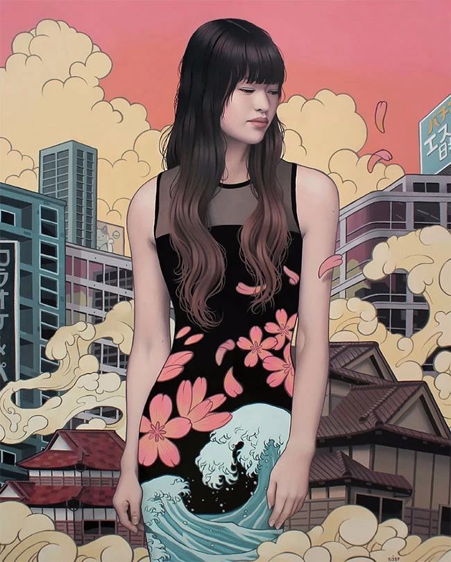 肖像插畫遇上植物花卉，碰撞出不一樣的火花！