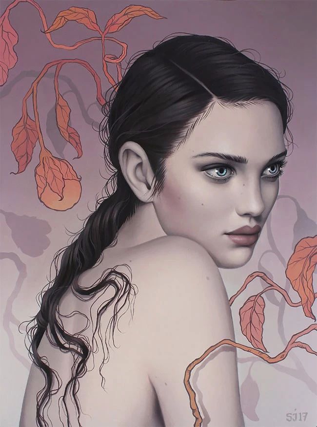 肖像插畫(huà)遇上植物花卉，碰撞出不一樣的火花！