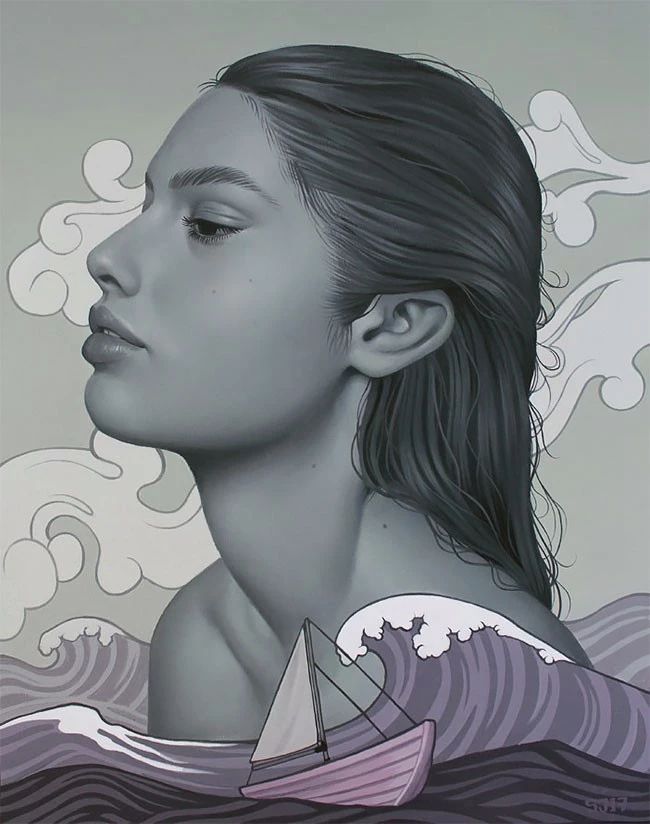 肖像插畫(huà)遇上植物花卉，碰撞出不一樣的火花！