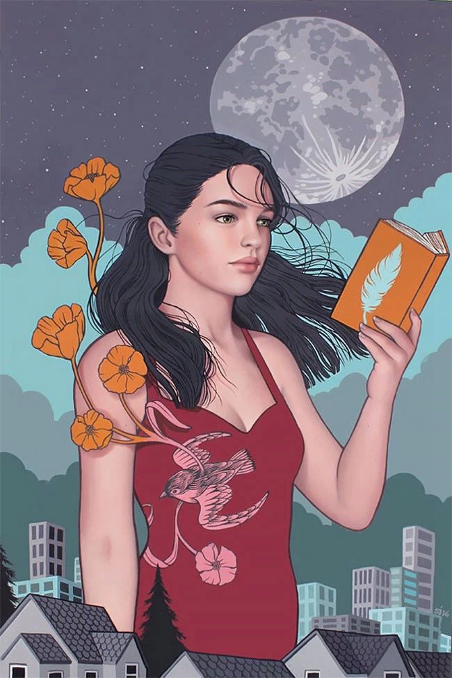 肖像插畫遇上植物花卉，碰撞出不一樣的火花！