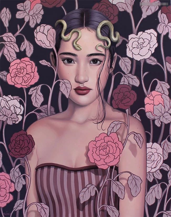 肖像插畫遇上植物花卉，碰撞出不一樣的火花！