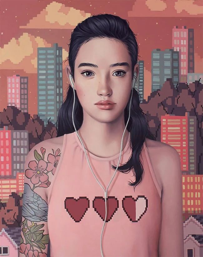 肖像插畫遇上植物花卉，碰撞出不一樣的火花！