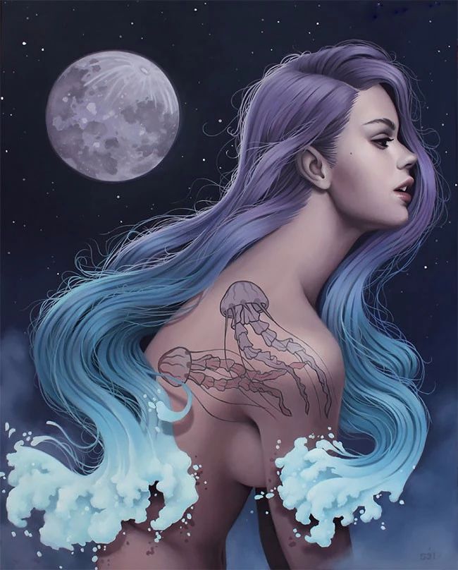 肖像插畫遇上植物花卉，碰撞出不一樣的火花！