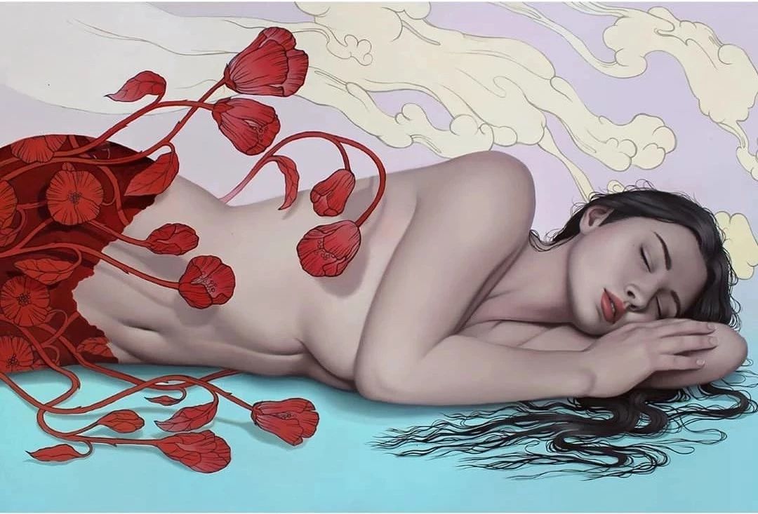 肖像插畫遇上植物花卉，碰撞出不一樣的火花！