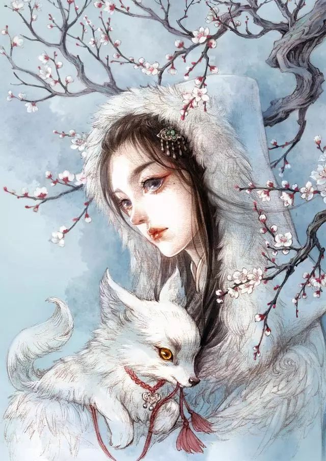 風(fēng)格唯美獨(dú)特的插畫(huà)：浮生如夢(mèng)