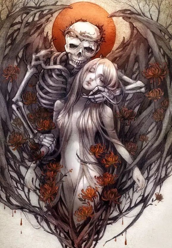 風(fēng)格唯美獨(dú)特的插畫(huà)：浮生如夢(mèng)