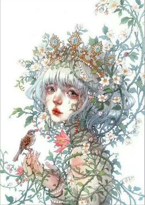 風(fēng)格唯美獨(dú)特的插畫：浮生如夢(mèng)