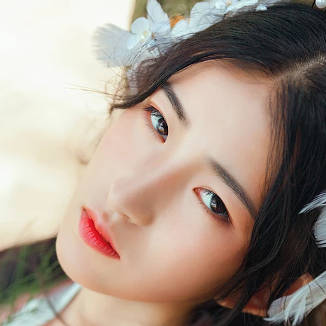 輕舞霓海神之女頭像，唯美古風(fēng)真人頭像