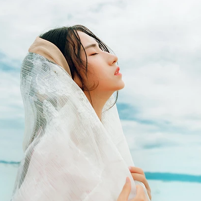 輕舞霓海神之女頭像，唯美古風(fēng)真人頭像