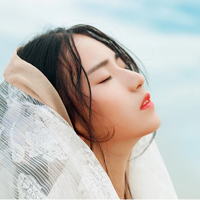 輕舞霓海神之女頭像，唯美古風(fēng)真人頭像