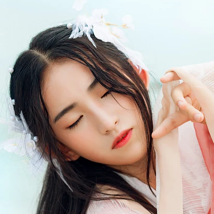 輕舞霓海神之女頭像，唯美古風(fēng)真人頭像