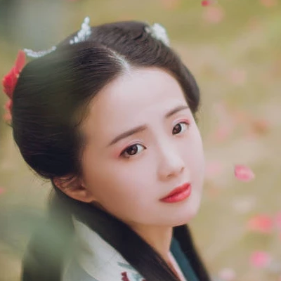 夢(mèng)花期小清新女生頭像，唯美古風(fēng)真人頭像