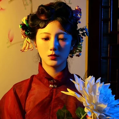 典雅梅花女生頭像，唯美古風(fēng)真人頭像