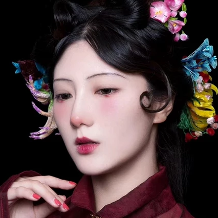 典雅梅花女生頭像，唯美古風(fēng)真人頭像