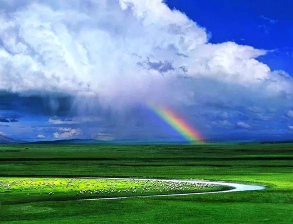 如詩如畫的草原意境，唯美風(fēng)景圖片！