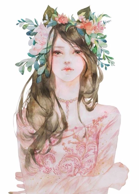驚艷水彩插畫之美，獨(dú)特畫風(fēng)不一樣的美