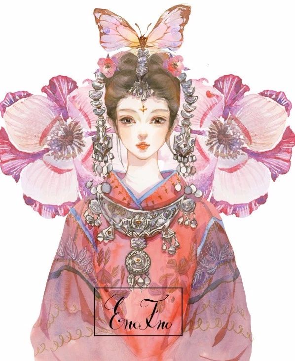 驚艷水彩插畫之美，獨(dú)特畫風(fēng)不一樣的美