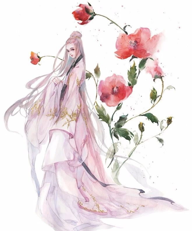 驚艷水彩插畫之美，獨(dú)特畫風(fēng)不一樣的美