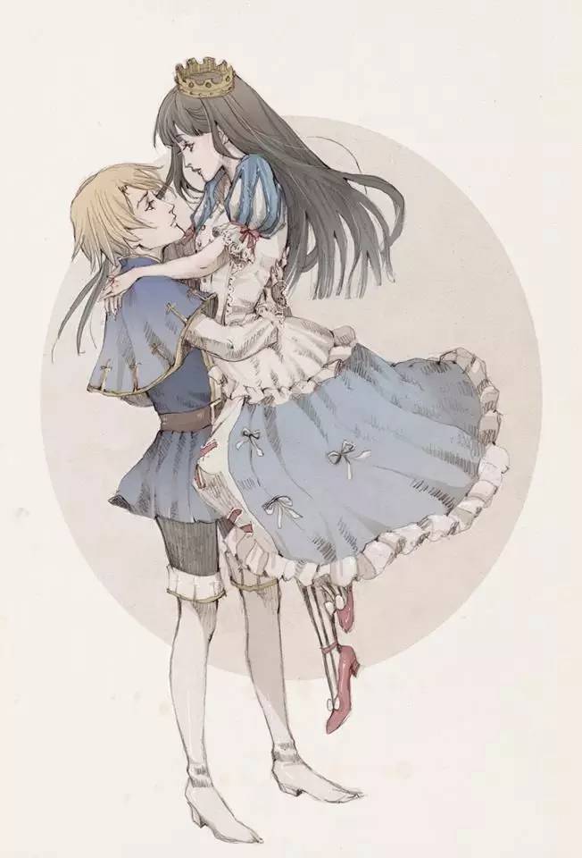 暖色調手繪插畫，給一種人淡淡的插畫美!