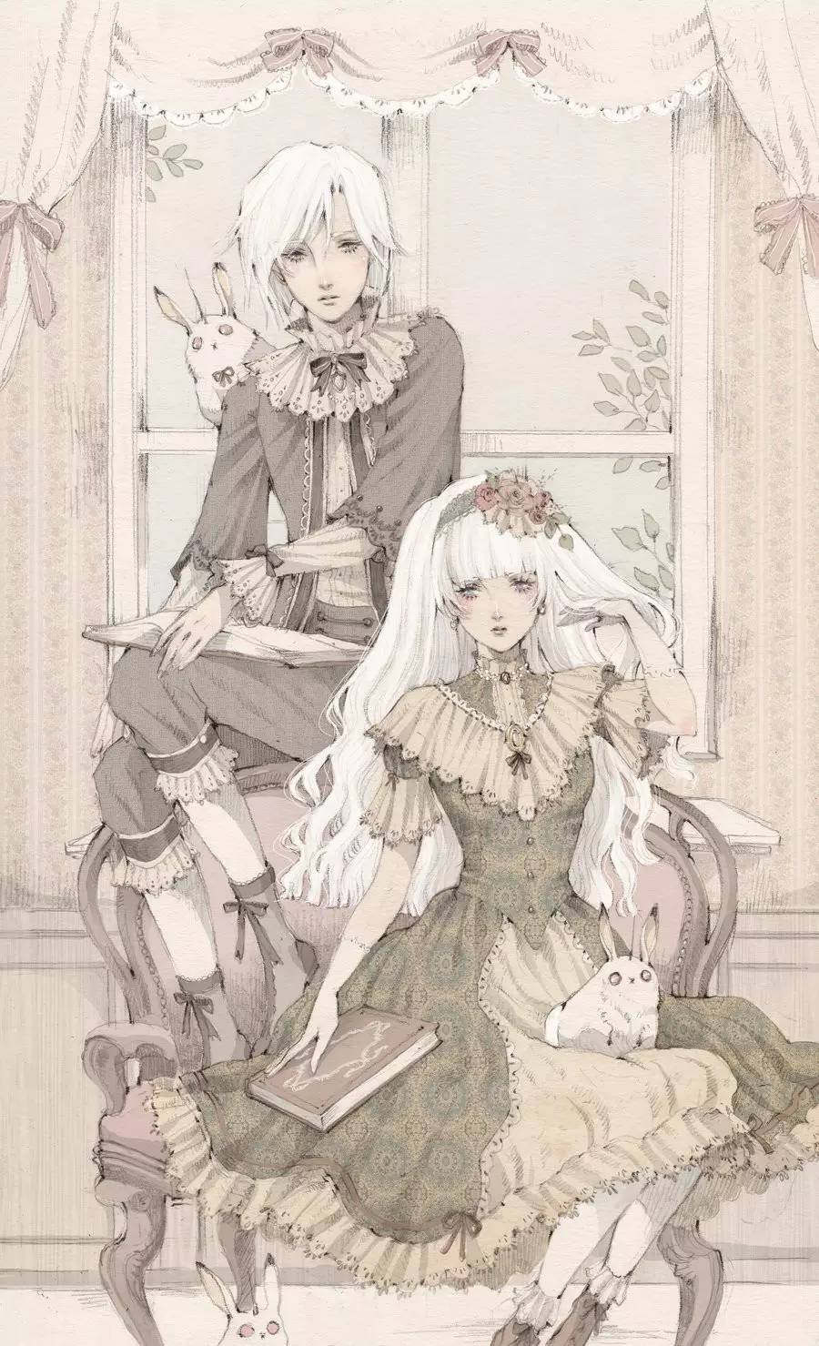 暖色調(diào)手繪插畫，給一種人淡淡的插畫美!