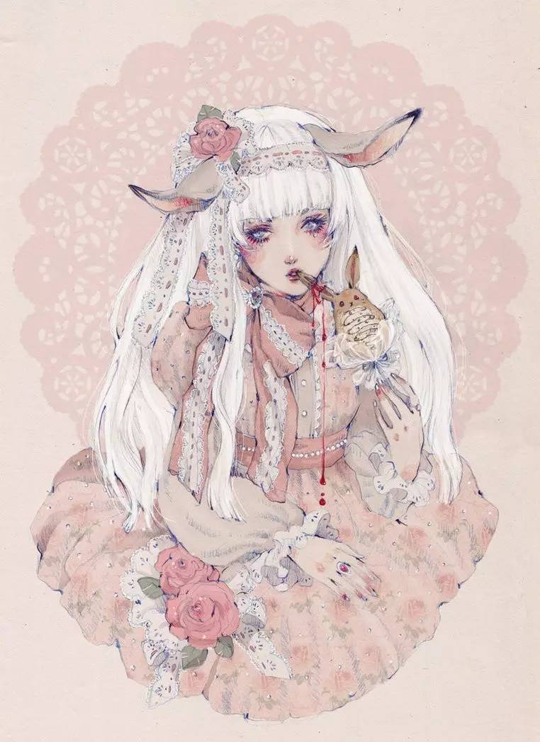 暖色調(diào)手繪插畫，給一種人淡淡的插畫美!