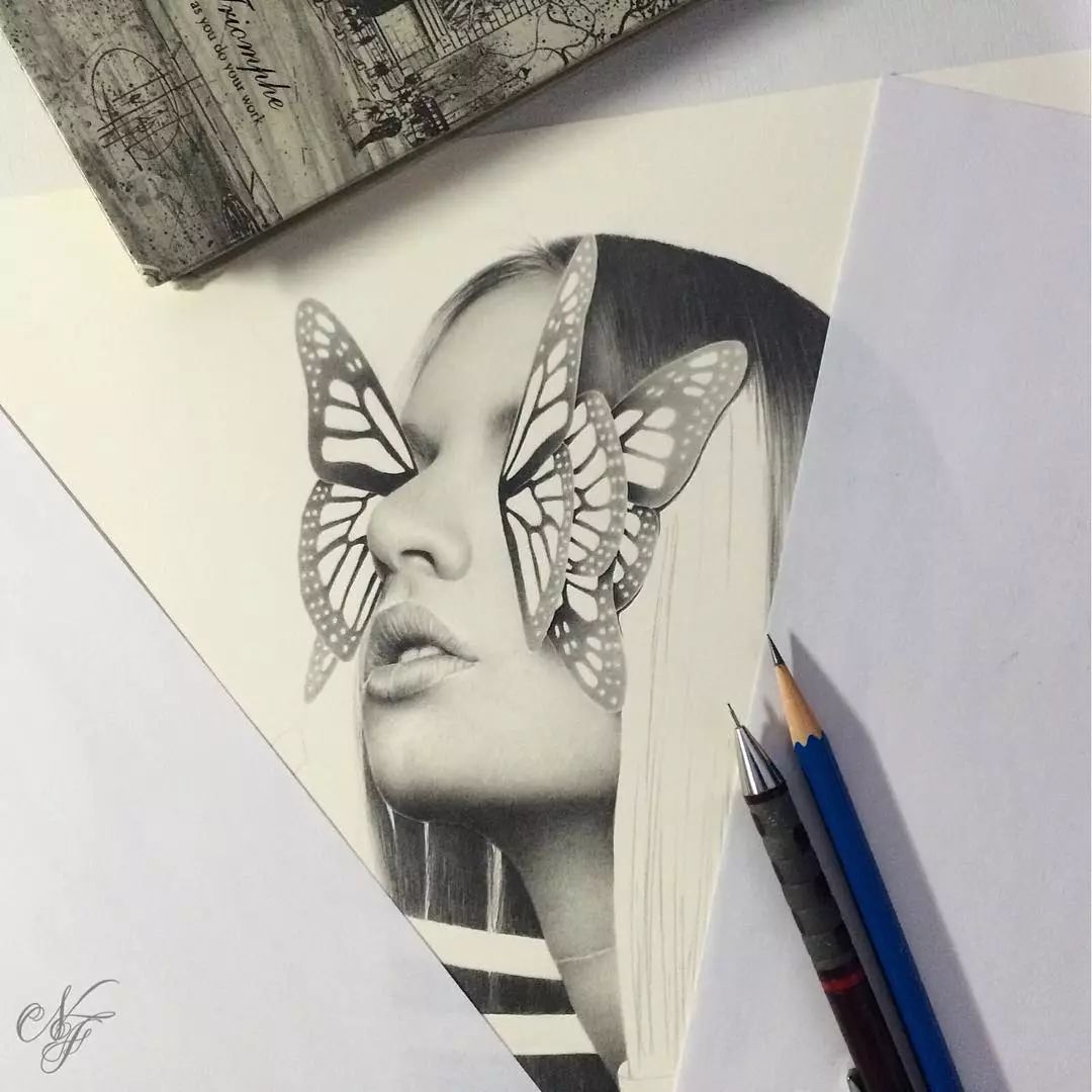 一組令人驚嘆的精致細(xì)膩手繪插畫