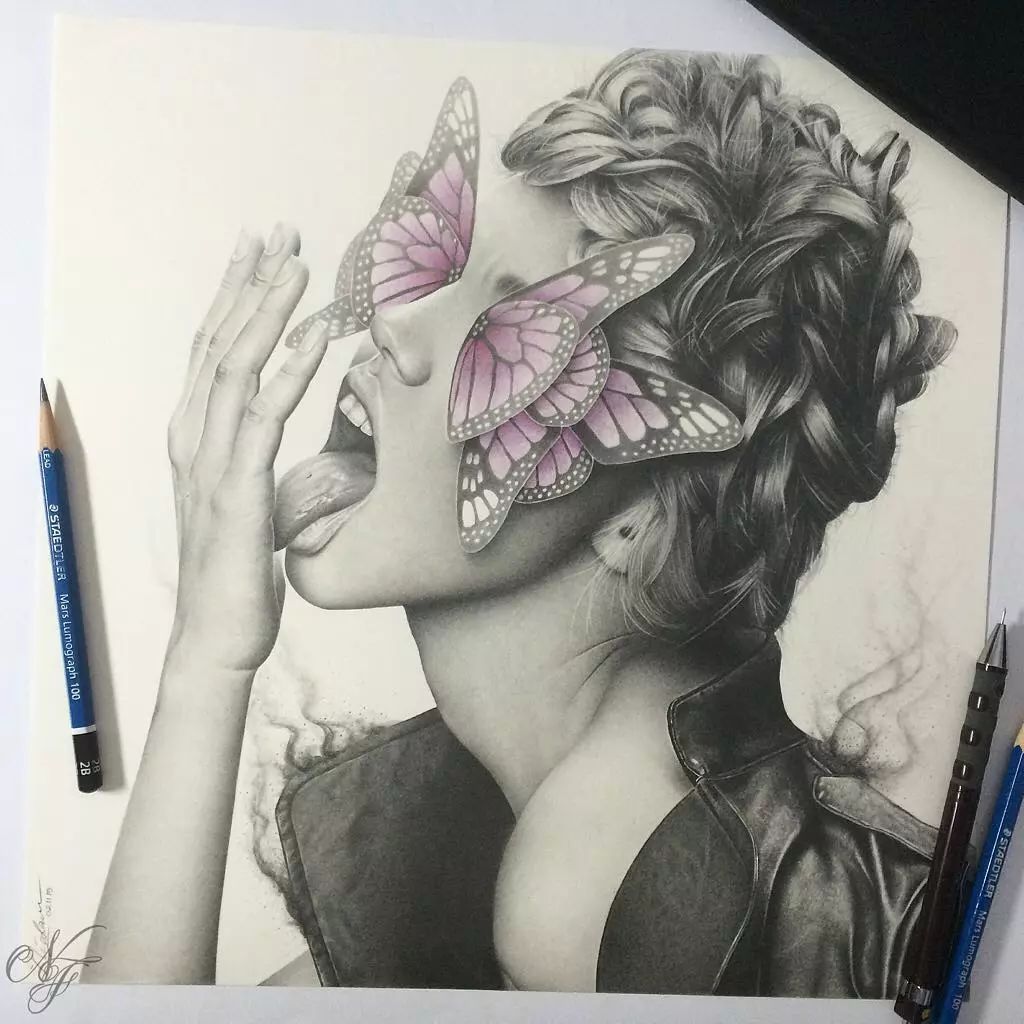 一組令人驚嘆的精致細(xì)膩手繪插畫