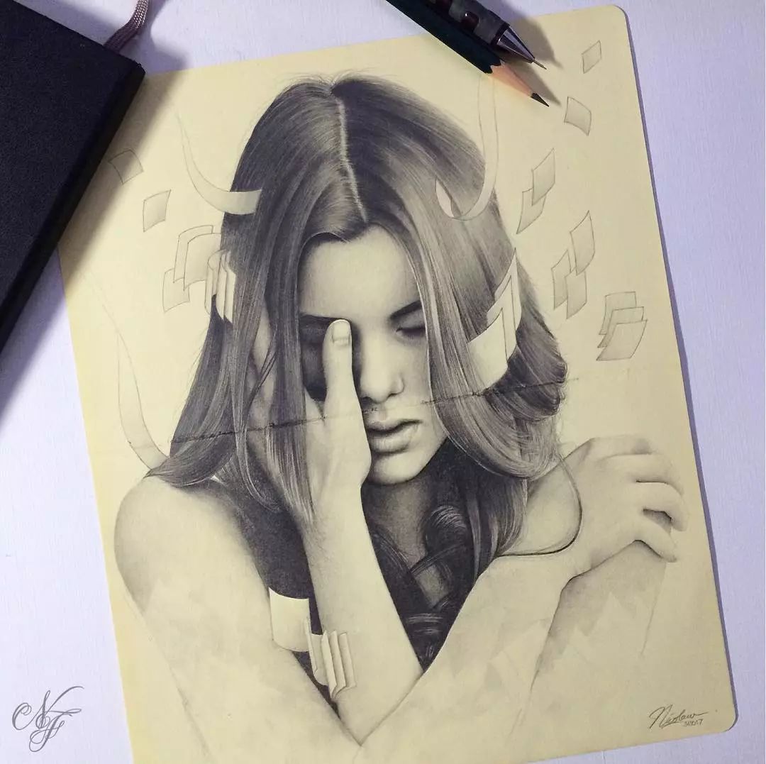 一組令人驚嘆的精致細(xì)膩手繪插畫