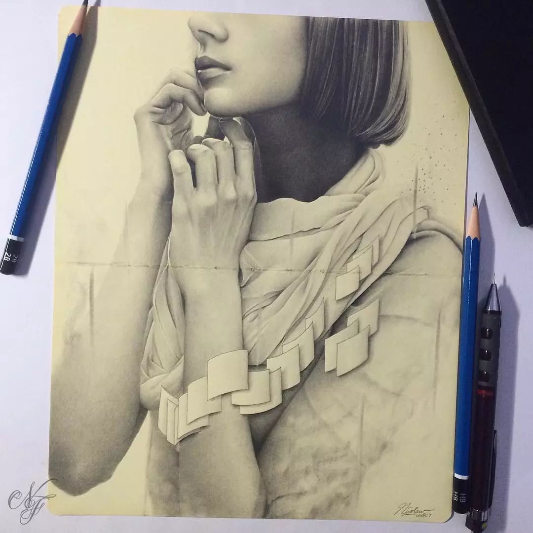 一組令人驚嘆的精致細(xì)膩手繪插畫