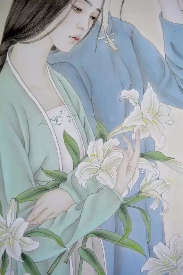 古風(fēng)詩意手繪插畫：一場風(fēng)花雪月任飄搖美！