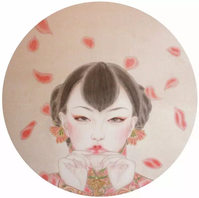 古風詩意手繪插畫：一場風花雪月任飄搖美！